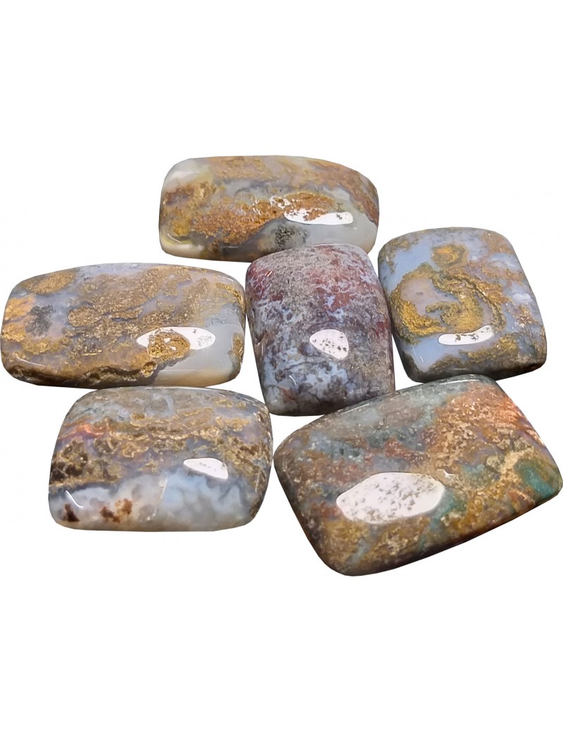 moss agate collection